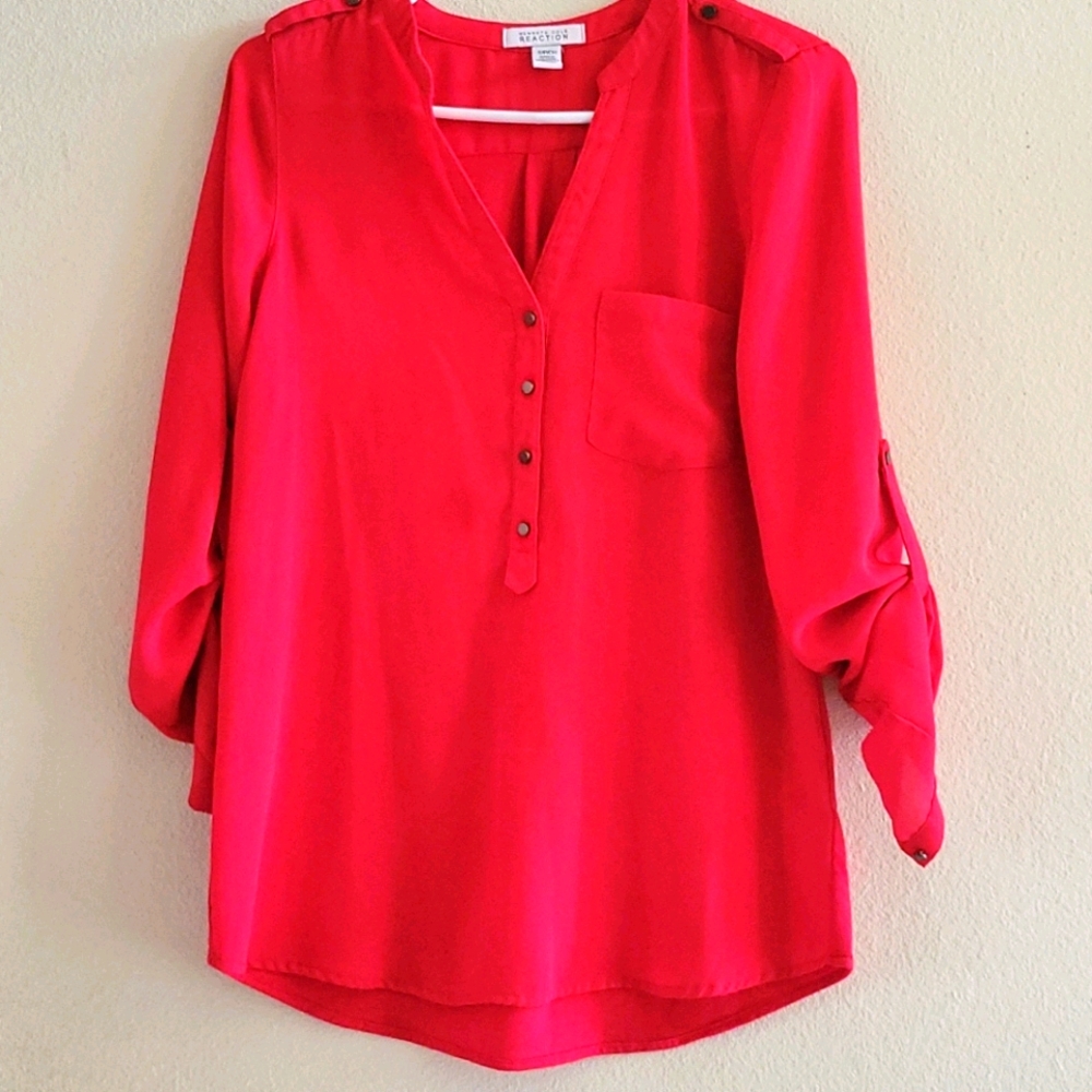 Kenneth Cole Long Sleeve Blouse